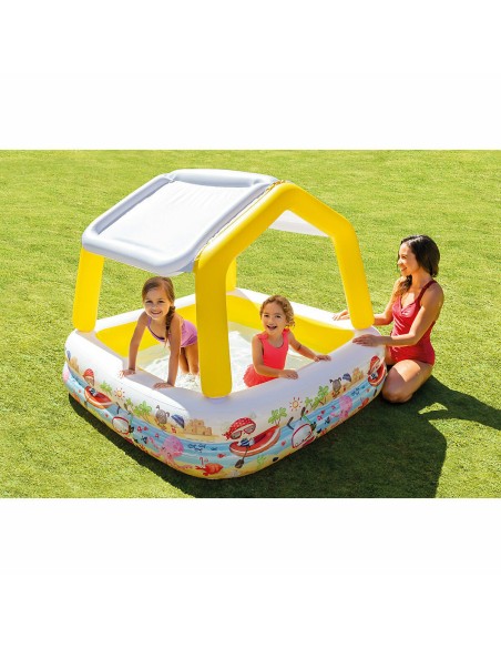 Intex Piscina bambini (157x157x122cm) Con Tetto Apribile