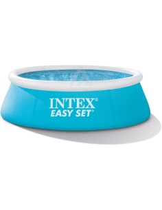Intex Piscina Fuori Terra Easy Set Rotonda, 880 L, PVC,...