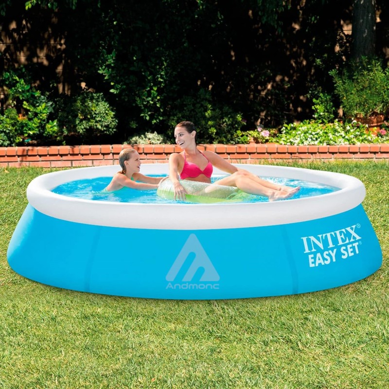 Intex Piscina Fuori Terra Easy Set Rotonda, 880...