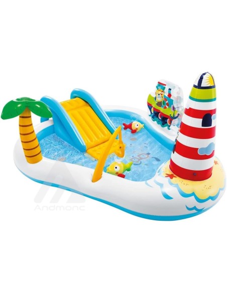 Intex Piscina centro giochi bambini 218 X 188 X 99 Cm, Multicolore