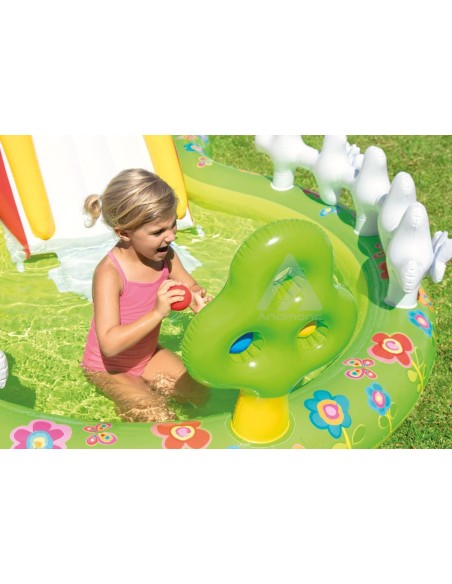 Intex Piscina centro giochi bambini 290 x 180 x 104 cm, Quadrato, 0-14 anni