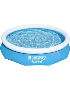 Piscina gonfiabile Fast Set Rotonda da 305 x 66 cm, blu,... 2