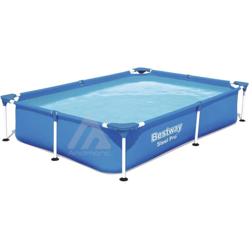 Piscina Rettangolare Fuori Terra 221x150x43 cm...