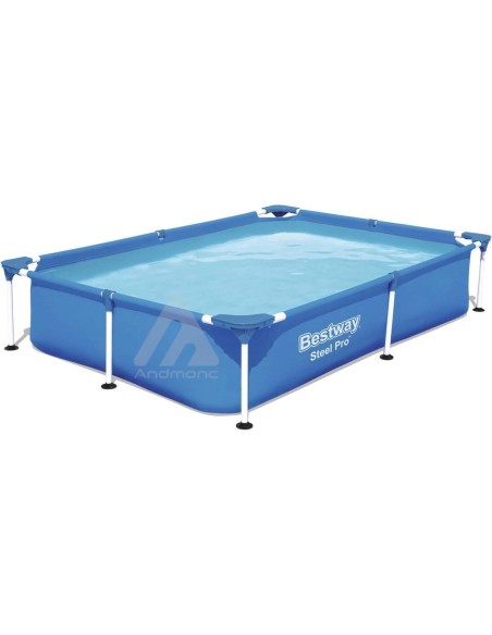 Piscina Rettangolare Fuori Terra 221x150x43 cm Giardino Bambini