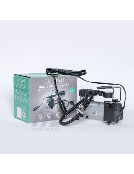 Mini compressore d'aria portatile 230w auto moto gonfiatore