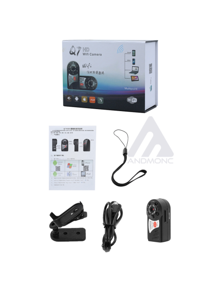 Mini telecamera WIFI q7 HD IOS Android