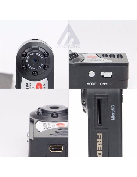 Mini telecamera WIFI q7 HD IOS Android