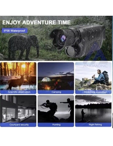 Telescopio Per Fotocamera Digitale Monoculare Infrarossi Visione Notturna