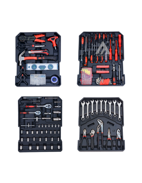 AMC Trolley Cassetta Attrezzi 849pz Valigia Professionale Fai da Te Accessori Misti