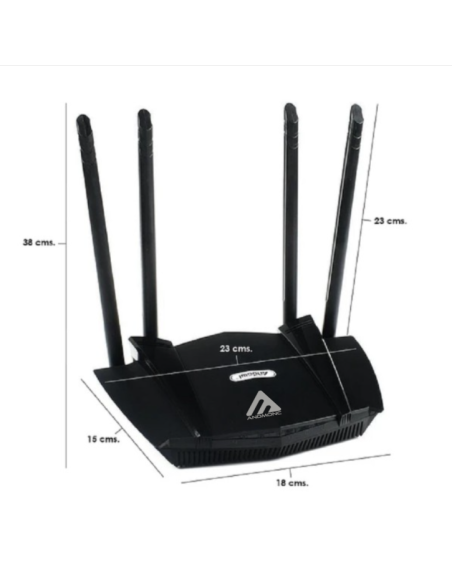 Router Wireless Ac1200 Wifi 2.4ghz+5ghz Full Gigabit Dual Band Wps Casa Q-Wx1600