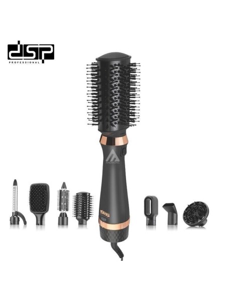 Spazzola asciugacapelli 9in1 con accessori modellanti 1200W capelli