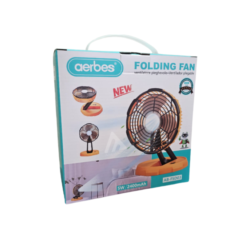 Ventilatore da tavolo portatile ricaricabile...