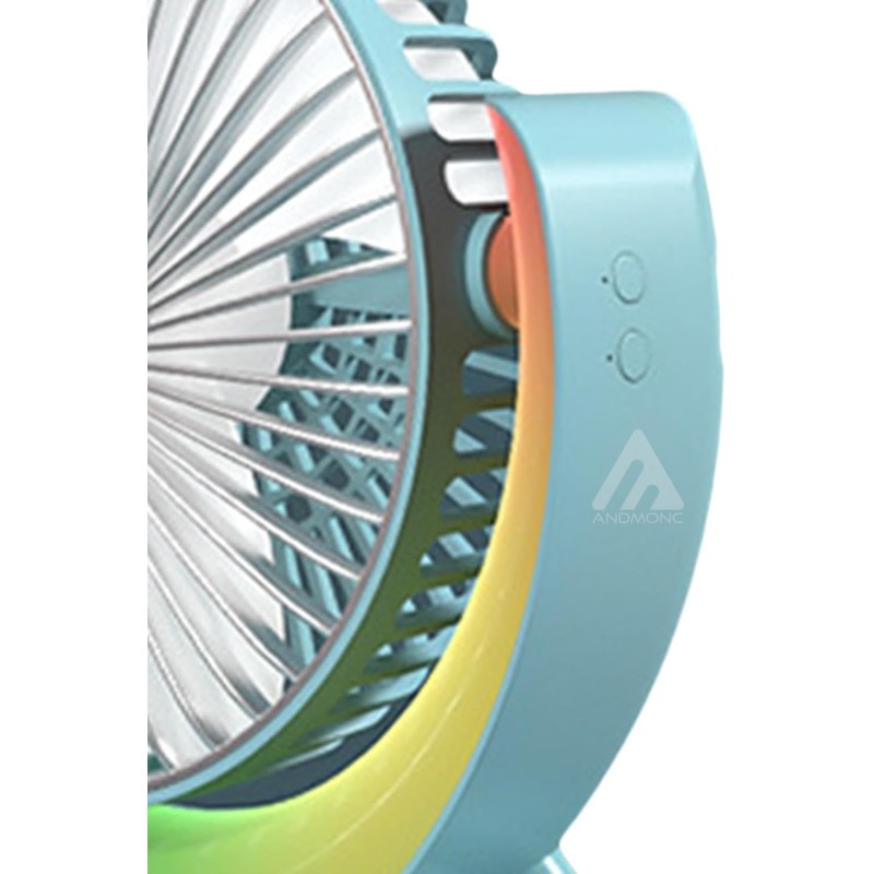 Ventilatore con LED rgb portatile usb