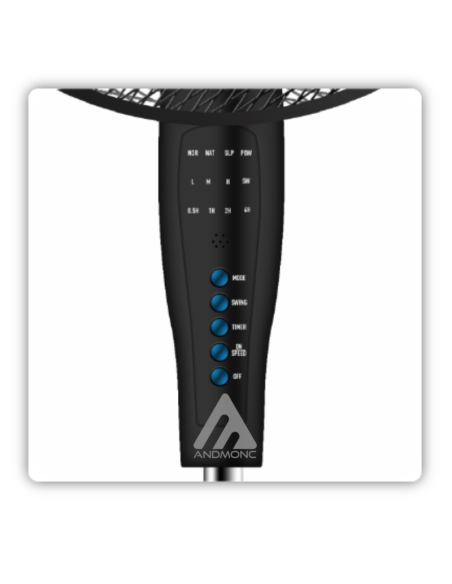 Ventilatore con telecomando 50W hm-8660P