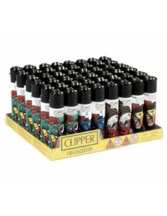 48pz. Clipper Accendini ricaricabili animal design