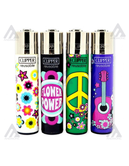 48pz. Clipper Accendini ricaricabili design misto