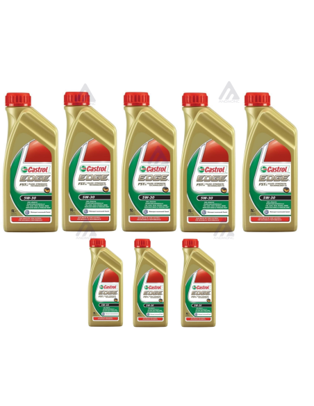 8 Litri Castrol Edge 5W-30 Formula completamente sintetica