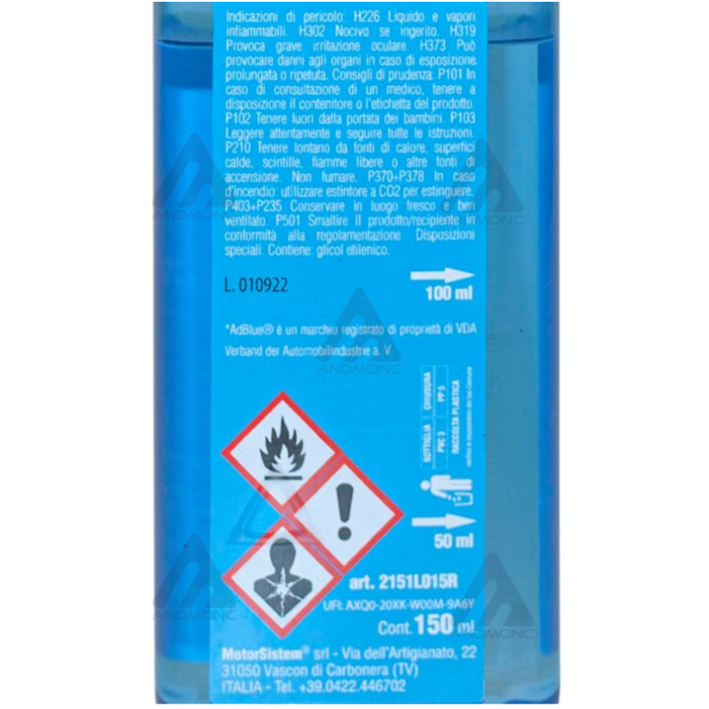Additivo per ADBLUE 150ml