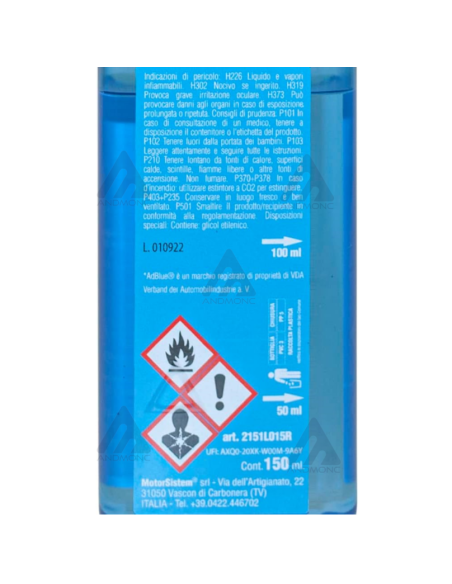 Additivo per ADBLUE 150ml