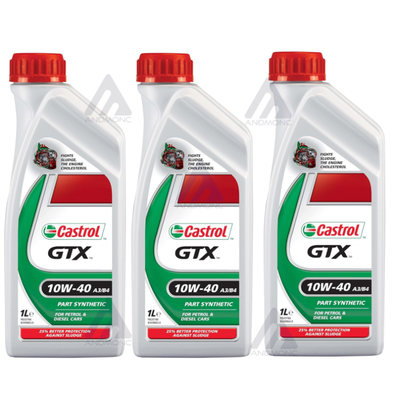 Castrol GTX 10 W-40 A3/B4 – Olio motore 3L
