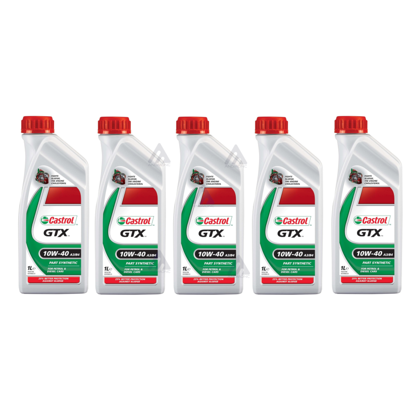 Castrol GTX 10 W-40 A3/B4 – Olio motore 5L