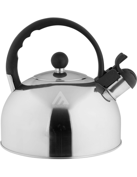 Bollitore da fornello in acciaio INOX - a fischio con 2,5 l
