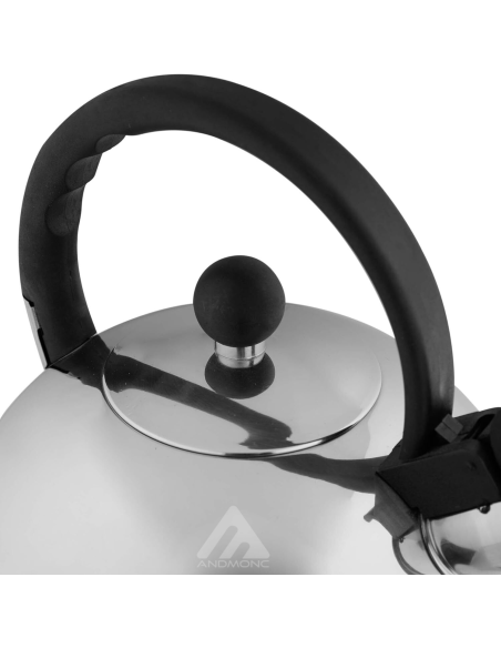 Bollitore da fornello in acciaio INOX - a fischio con 2,5 l