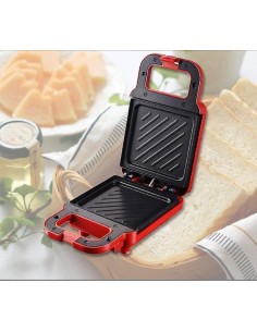 mini piastra elettrica singola 650W toast, tosta pane 2