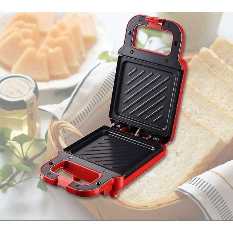 mini piastra elettrica singola 650W toast,...