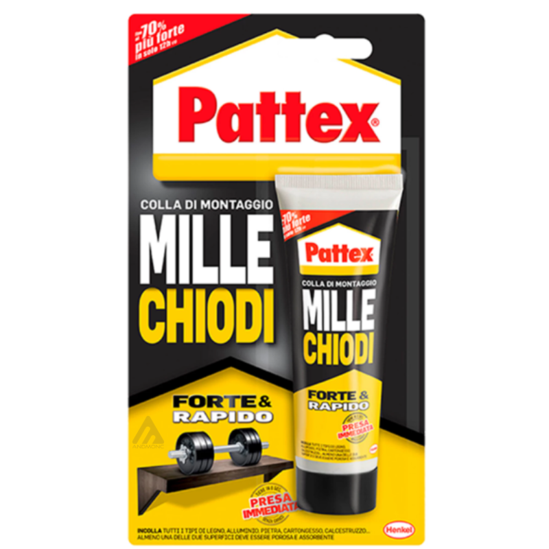 3x Pattex Millechiodi Forte e Rapido