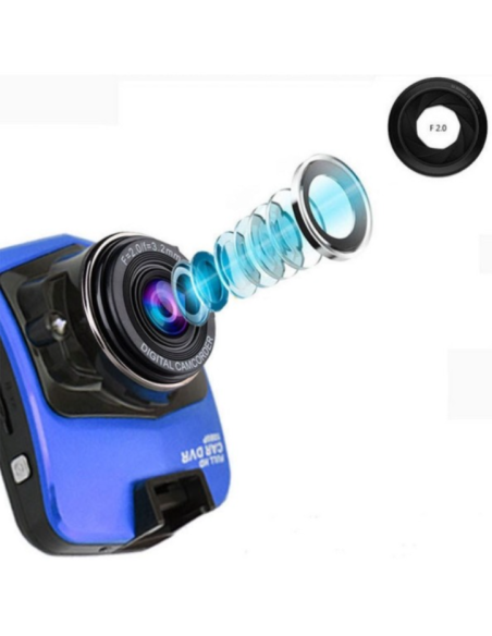 Mini Dvr Telecamera Videoregistratore Auto Hd Monitor Lcd 2.4 Video Led Dashcam