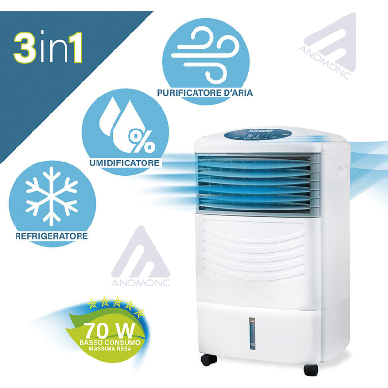 Raffrescatore d'Aria Portatile Evaporativo...