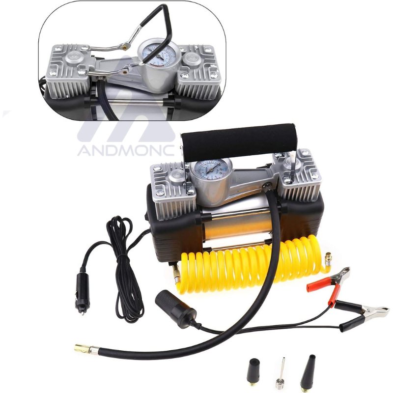 Compressore D'aria Pompa Auto Pneumatici...