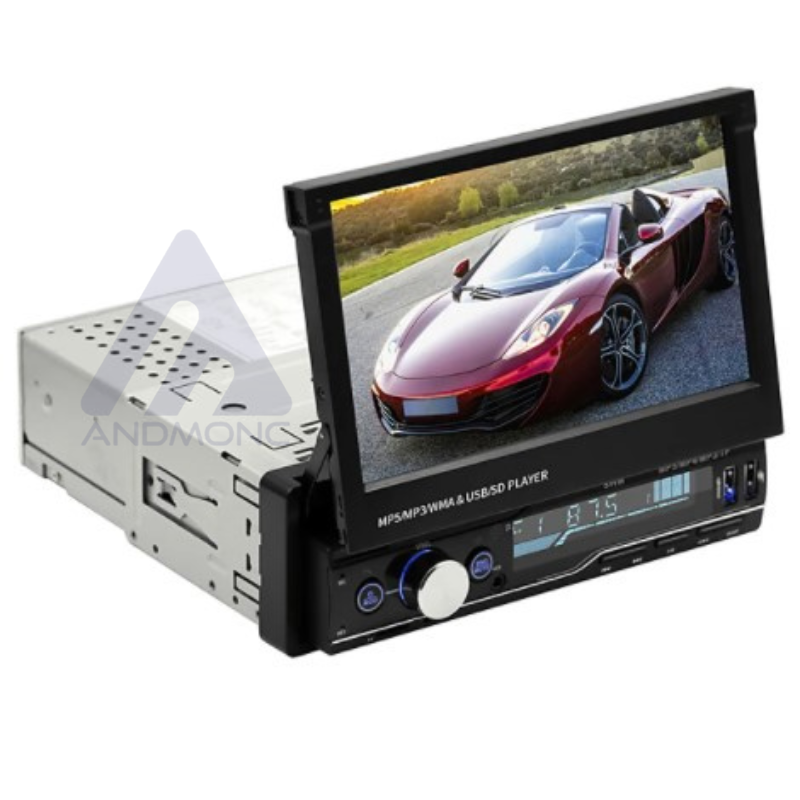 Autoradio 1 DIN schermo a scomparsa 7″ touch