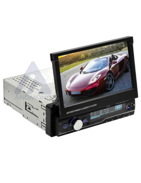 Autoradio 1 DIN schermo a scomparsa 7″ touch