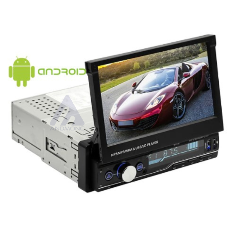Autoradio 1 DIN schermo a scomparsa 7″ touch...