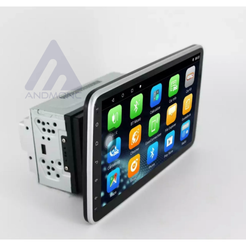 Autoradio 2din android wifi gps schermo estraibile