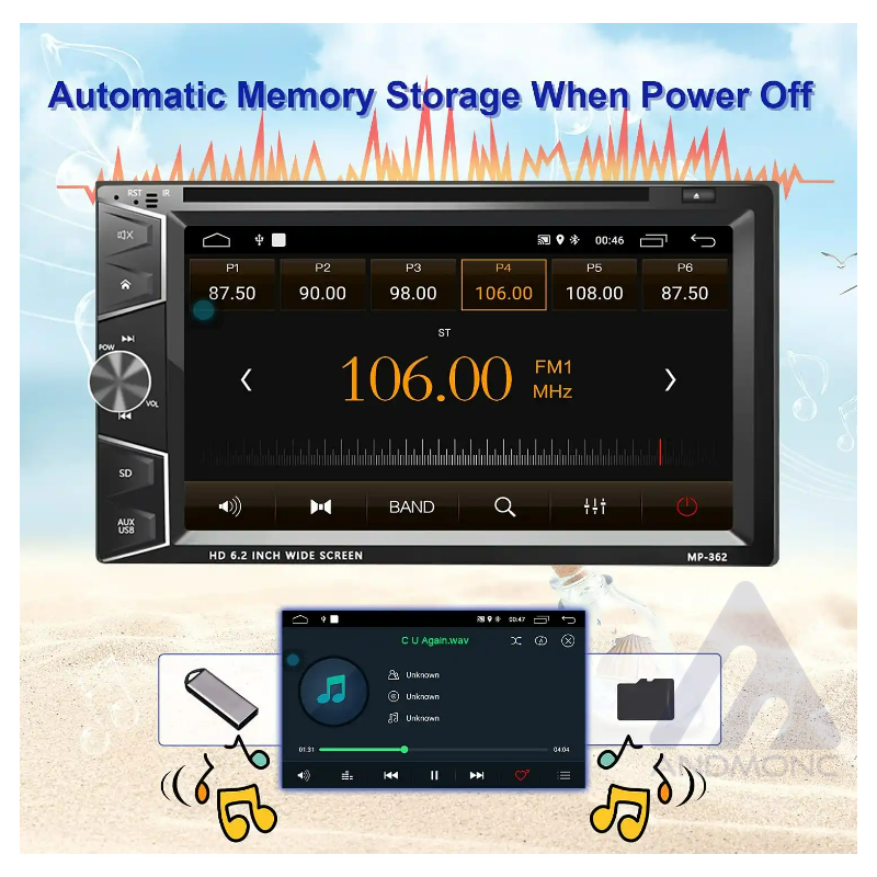 Autoradio android gps navi dvd 2din