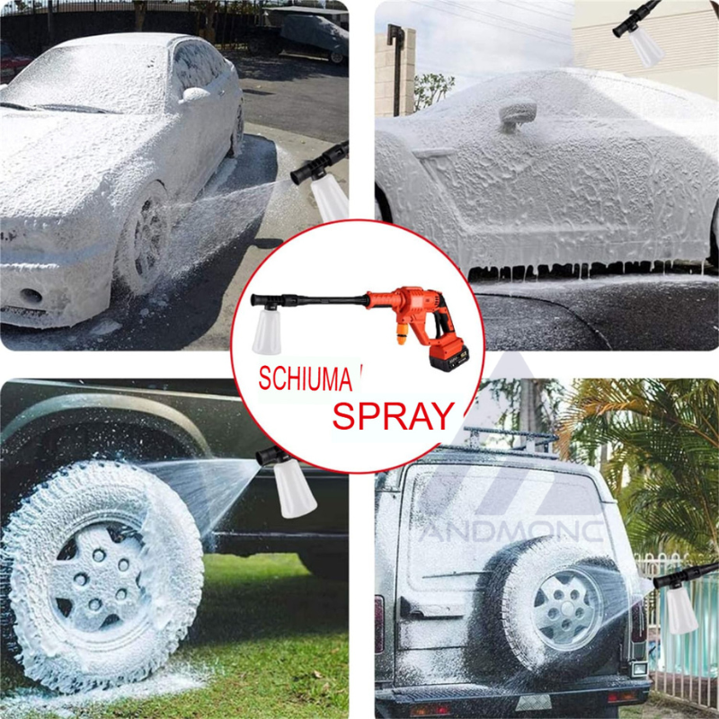 Idropulitrice elettrica ricaricabile destman...