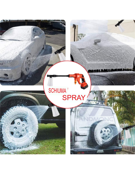 Idropulitrice elettrica ricaricabile destman dt-6860