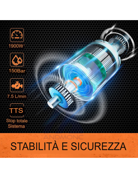 Idropulitrice elettrica 1400W destman dt-6880-95