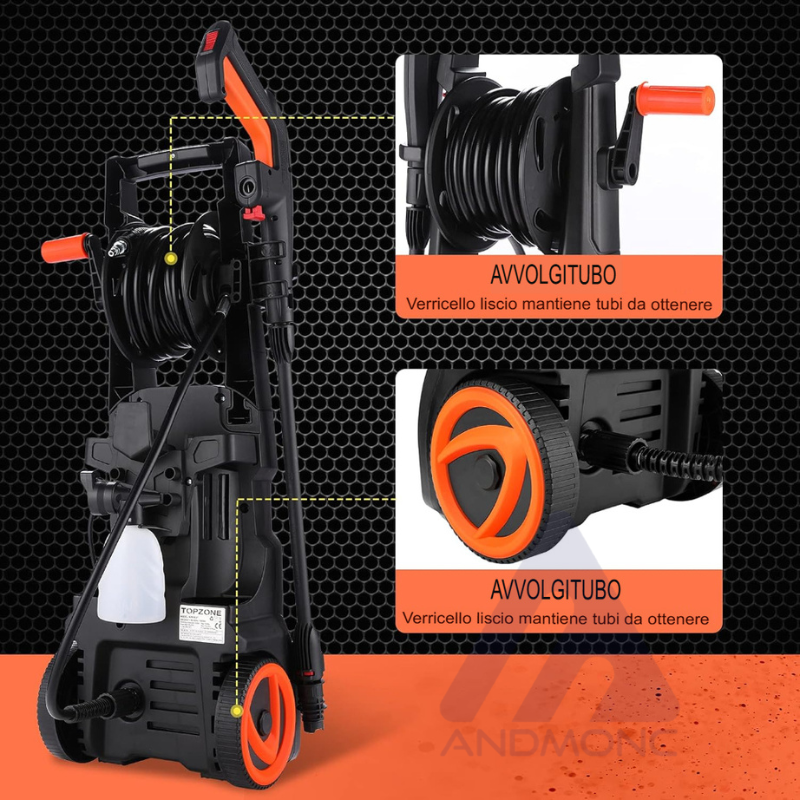 Idropulitrice elettrica 1400W destman dt-6880-95