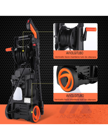 Idropulitrice elettrica 1400W destman dt-6880-95