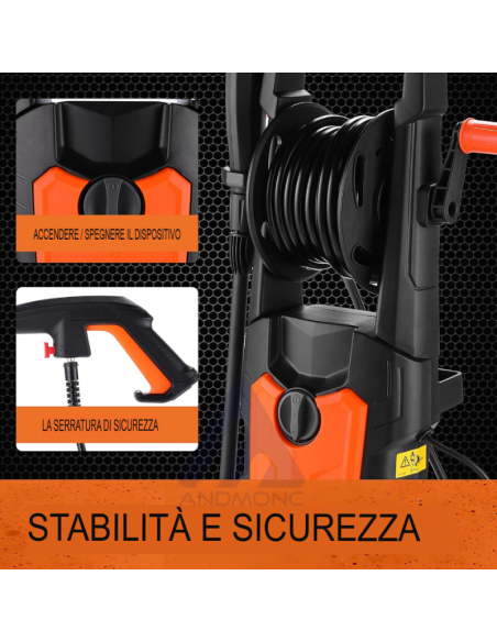 Idropulitrice elettrica 1400W destman dt-6880-95