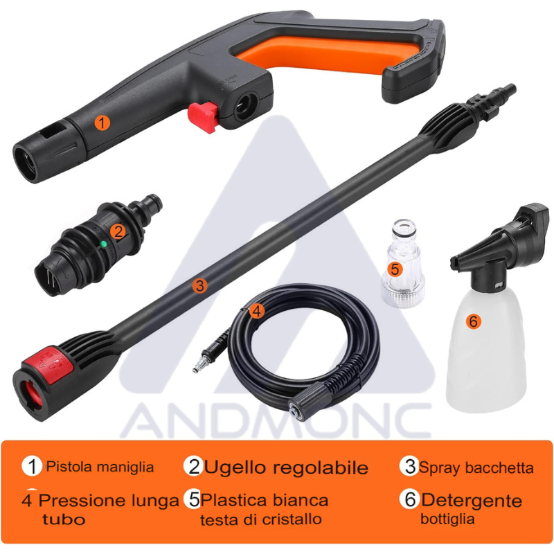 Idropulitrice elettrica 1400W destman dt-6880-95