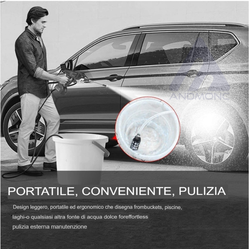 Idropulitrice ad alta pressione,48V spruzzatore...