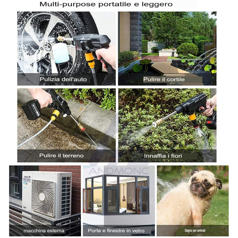 Idropulitrice ad alta pressione,48V spruzzatore...