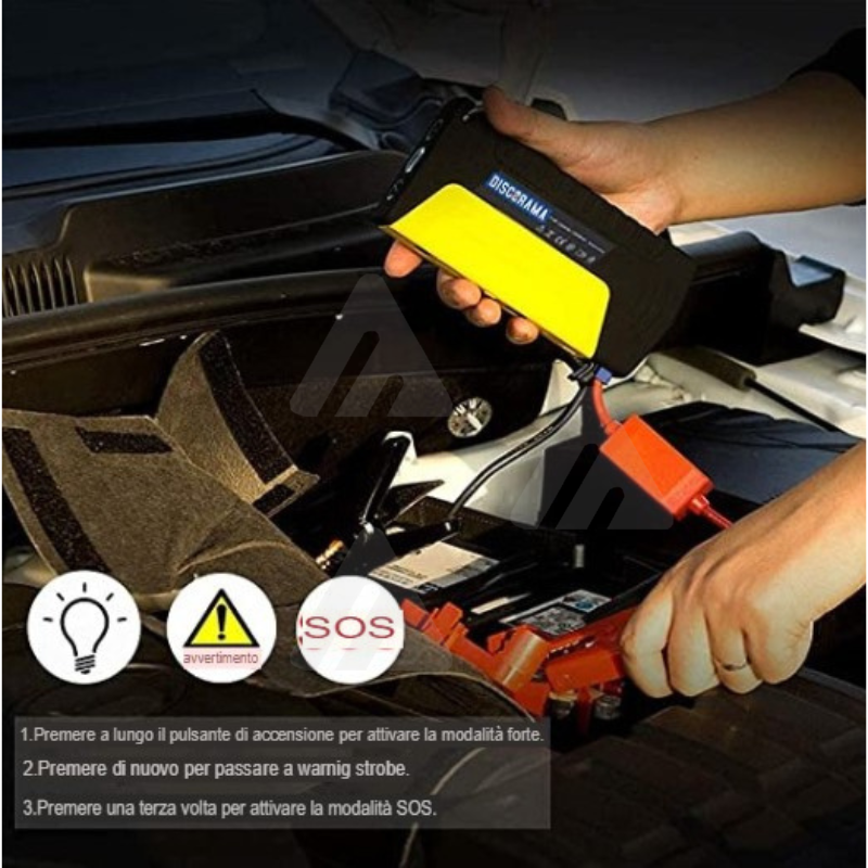 Starter Avviatore batteria auto moto emergenza...