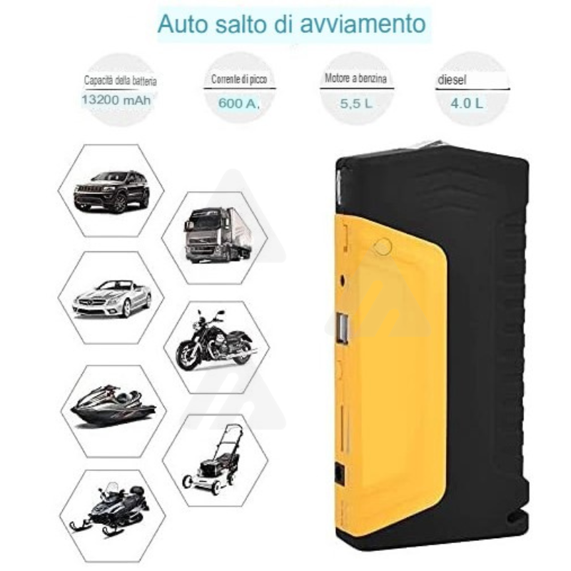 Starter Avviatore batteria auto moto emergenza...