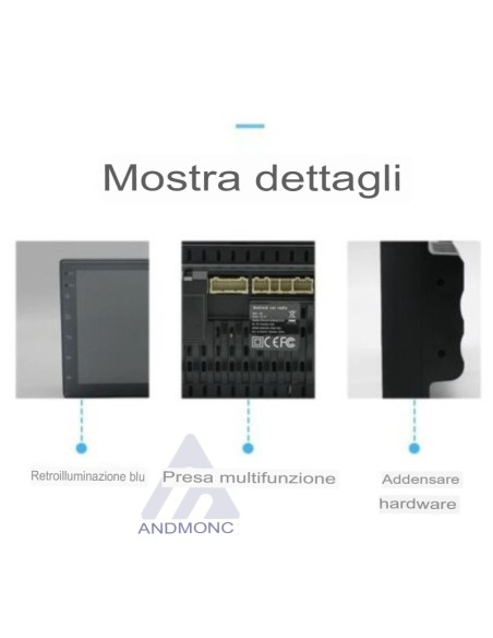 Stereo 7" Android 11 autoradio 2din aux hd bluetooth fm GPS WIFI Touch screen